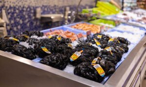 Clóchina valenciana en la pescadería de Mercadona